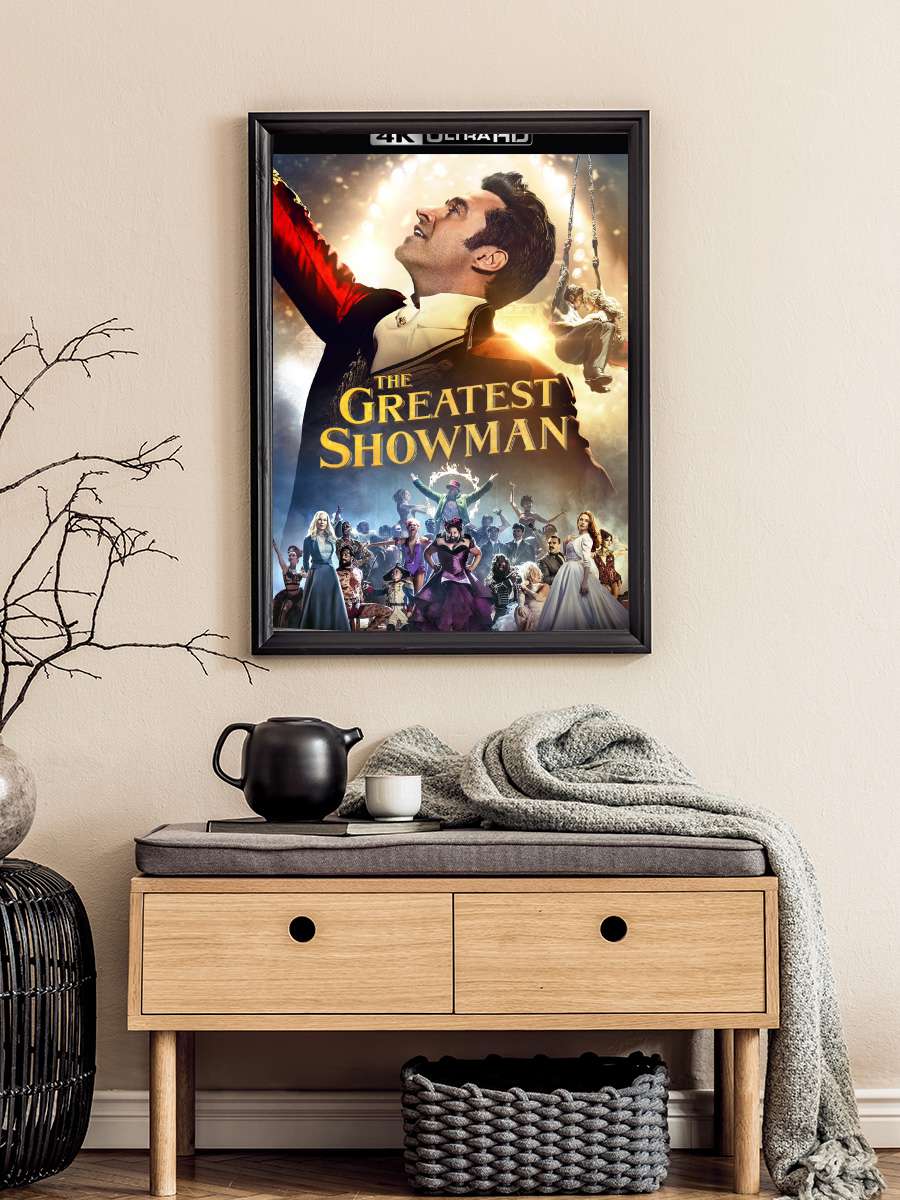 Muhteşem Showman - The Greatest Showman Film Tablo Siyah Çerçeveli Film Poster Afiş Tablo