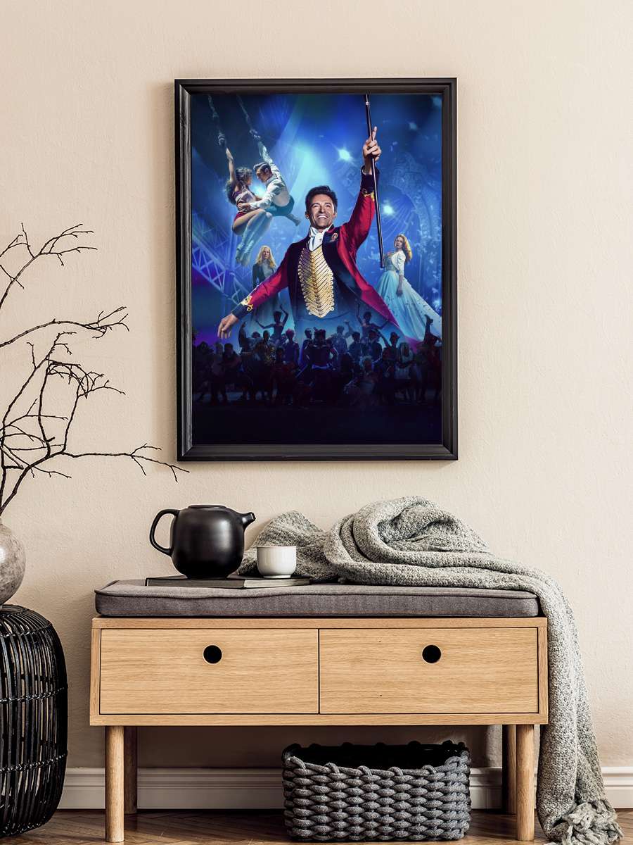 Muhteşem Showman - The Greatest Showman Film Tablo Siyah Çerçeveli Film Poster Afiş Tablo