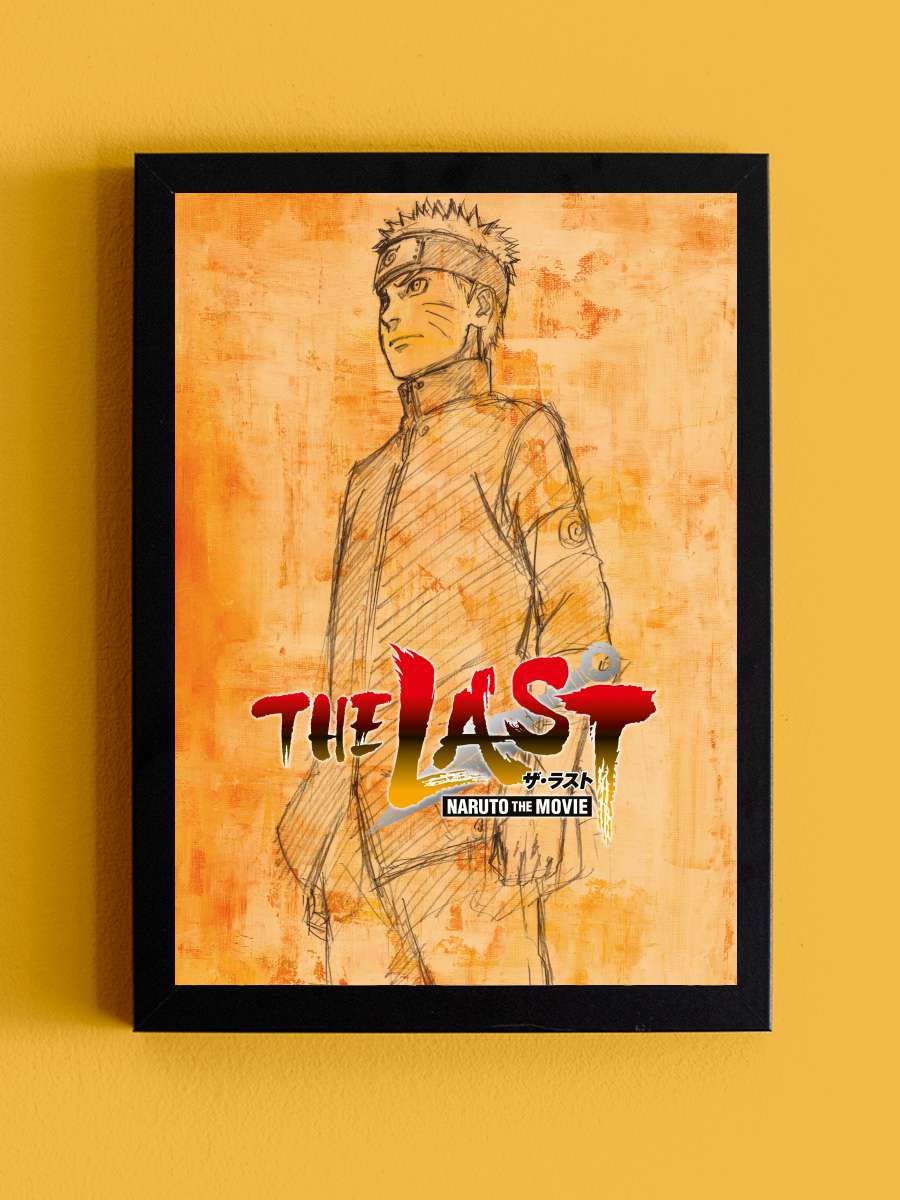 The Last: Naruto the Movie - THE LAST -NARUTO THE MOVIE- Film Tablo Siyah Çerçeveli Film Poster Afiş Tablo