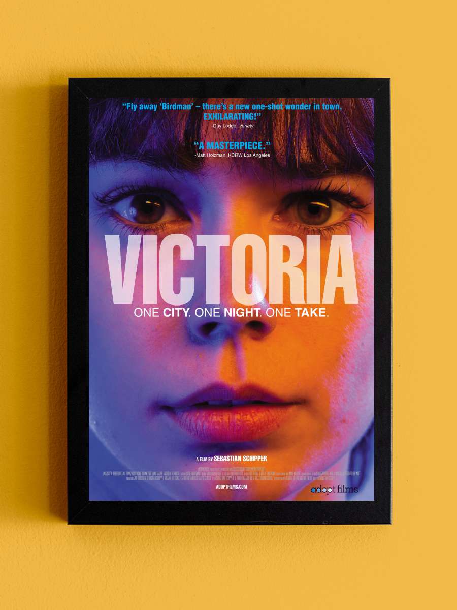 Victoria Film Tablo Siyah Çerçeveli Film Poster Afiş Tablo