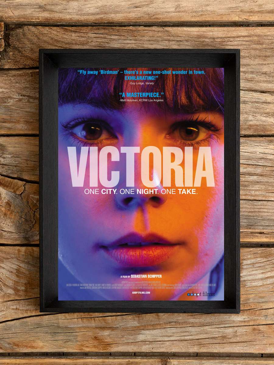 Victoria Film Tablo Siyah Çerçeveli Film Poster Afiş Tablo