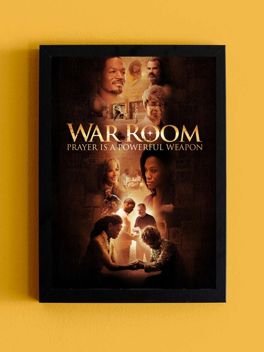 Savaş Odası - War Room Film Tablo Siyah Çerçeveli Film Poster Afiş Tablo