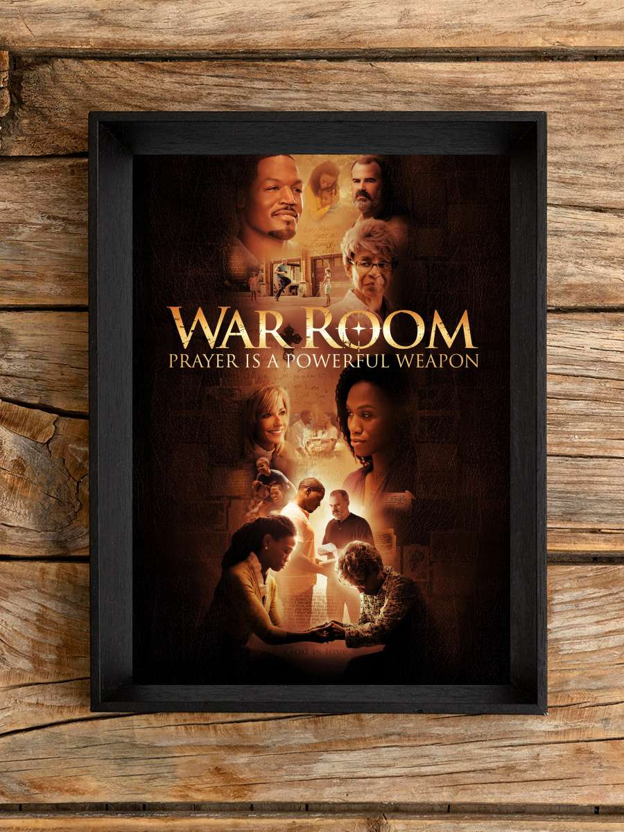 Savaş Odası - War Room Film Tablo Siyah Çerçeveli Film Poster Afiş Tablo