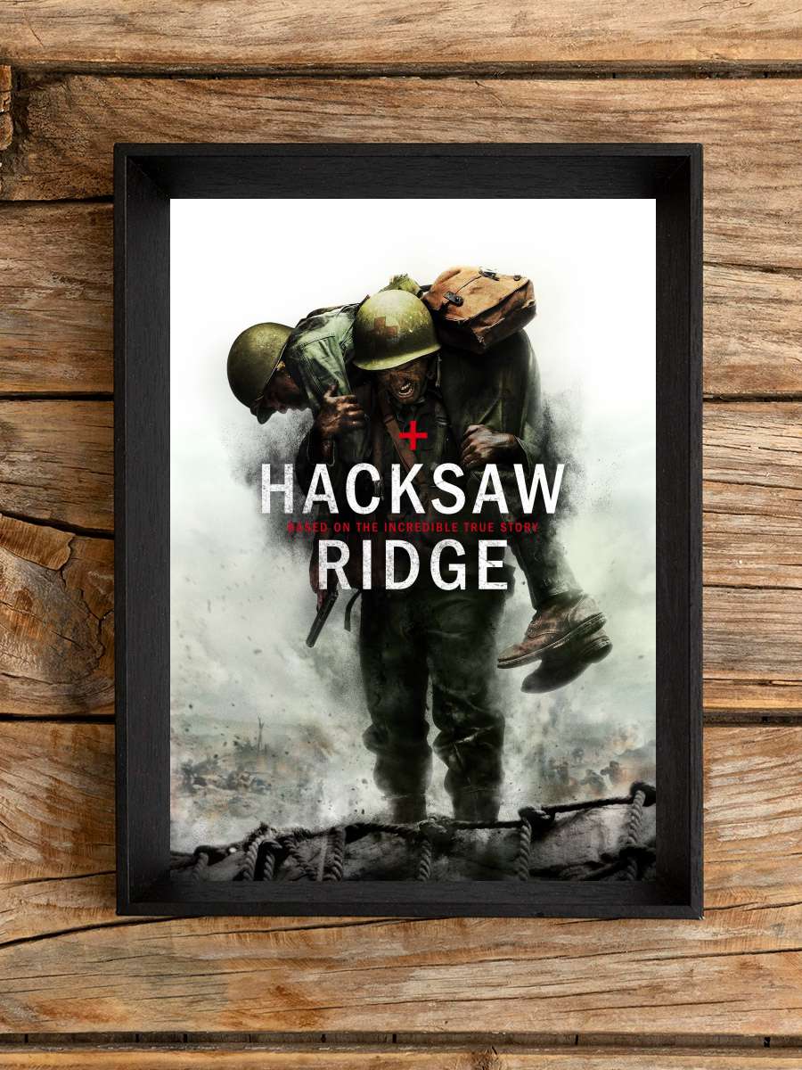 Savaş Vadisi - Hacksaw Ridge Film Tablo Siyah Çerçeveli Film Poster Afiş Tablo