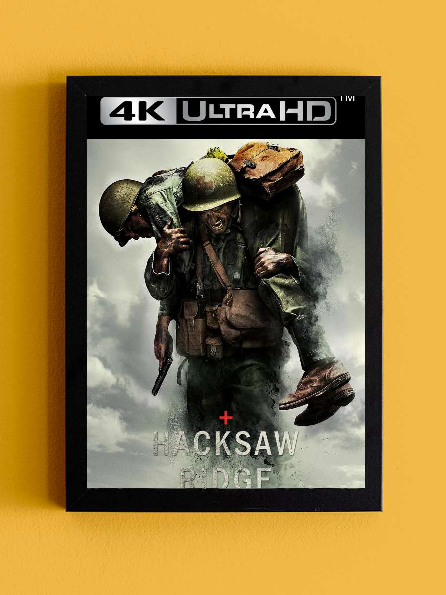 Savaş Vadisi - Hacksaw Ridge Film Tablo Siyah Çerçeveli Film Poster Afiş Tablo