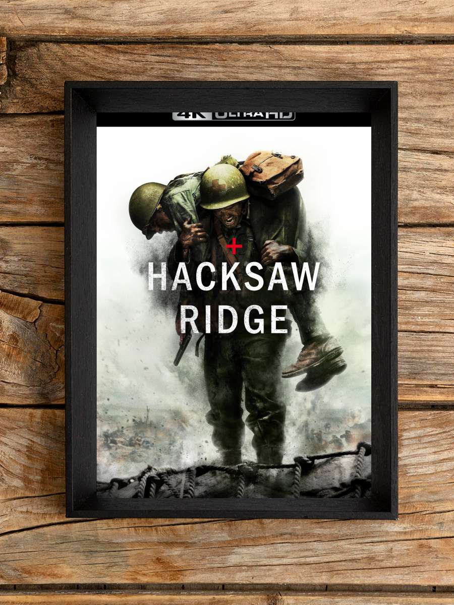 Savaş Vadisi - Hacksaw Ridge Film Tablo Siyah Çerçeveli Film Poster Afiş Tablo