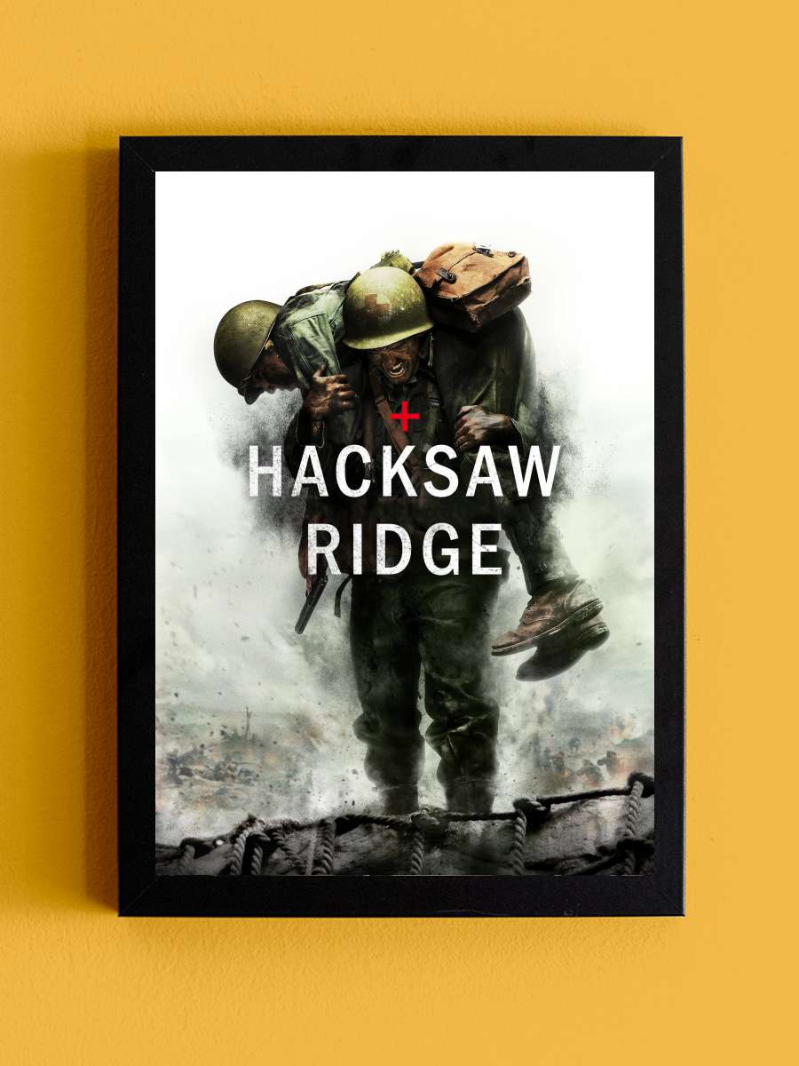 Savaş Vadisi - Hacksaw Ridge Film Tablo Siyah Çerçeveli Film Poster Afiş Tablo