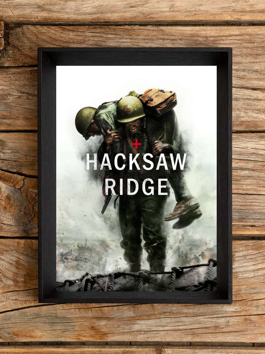 Savaş Vadisi - Hacksaw Ridge Film Tablo Siyah Çerçeveli Film Poster Afiş Tablo