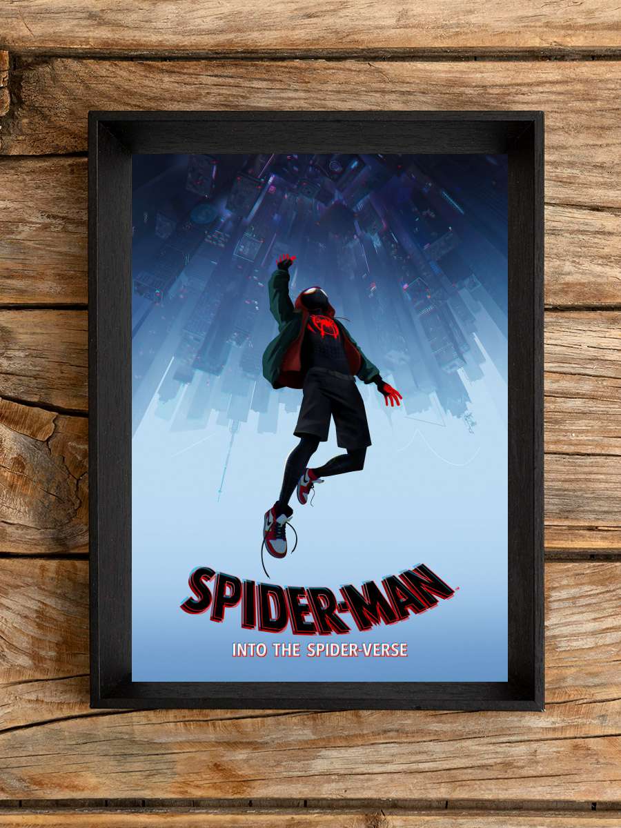 Örümcek Adam: Örümcek Evreninde - Spider-Man: Into the Spider-Verse Film Tablo Siyah Çerçeveli Film Poster Afiş Tablo