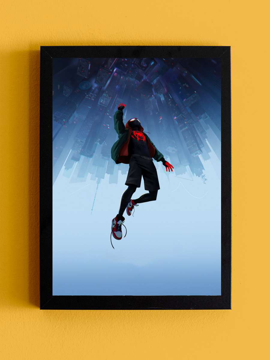 Örümcek Adam: Örümcek Evreninde - Spider-Man: Into the Spider-Verse Film Tablo Siyah Çerçeveli Film Poster Afiş Tablo