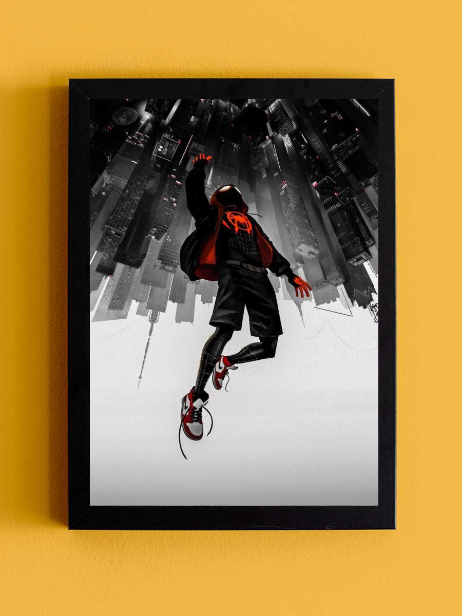 Örümcek Adam: Örümcek Evreninde - Spider-Man: Into the Spider-Verse Film Tablo Siyah Çerçeveli Film Poster Afiş Tablo