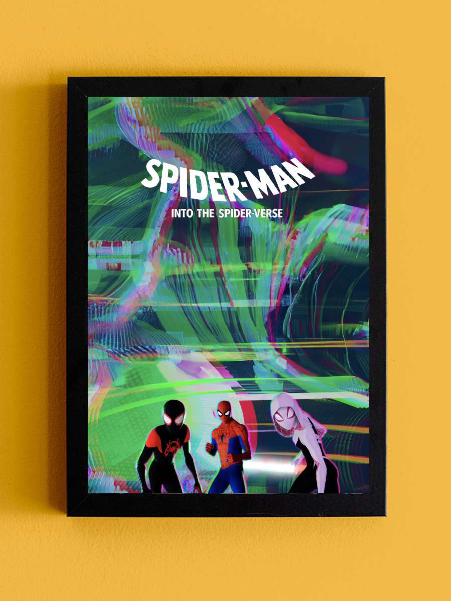 Örümcek Adam: Örümcek Evreninde - Spider-Man: Into the Spider-Verse Film Tablo Siyah Çerçeveli Film Poster Afiş Tablo