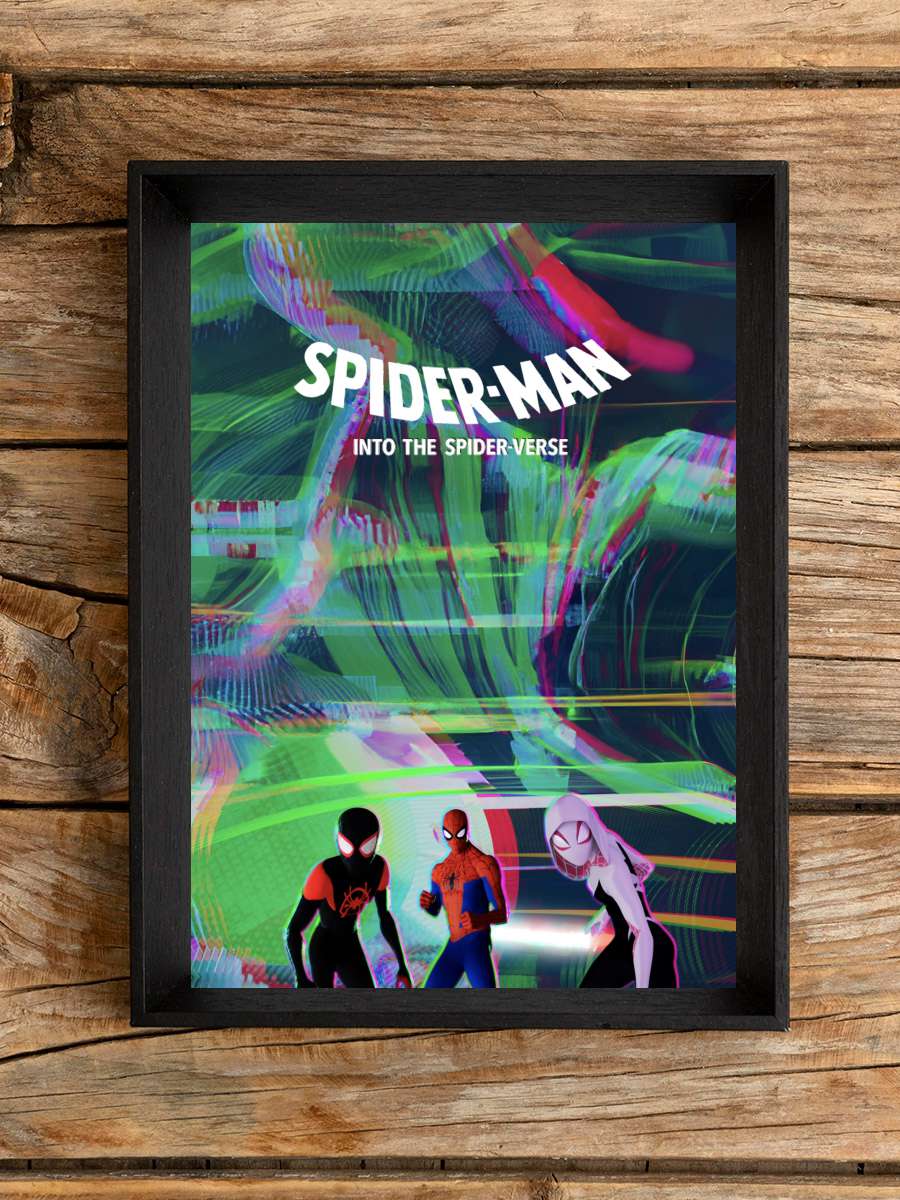 Örümcek Adam: Örümcek Evreninde - Spider-Man: Into the Spider-Verse Film Tablo Siyah Çerçeveli Film Poster Afiş Tablo