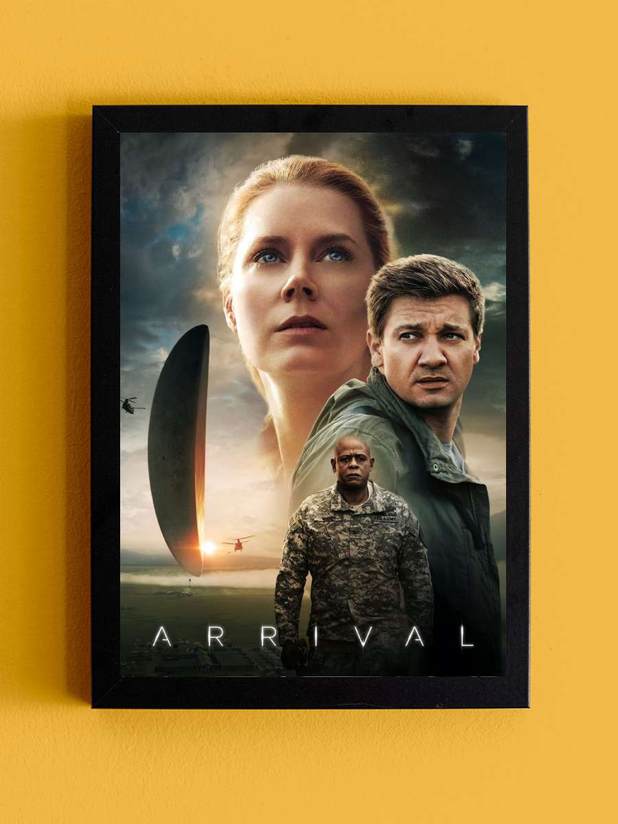 Geliş - Arrival Film Tablo Siyah Çerçeveli Film Poster Afiş Tablo