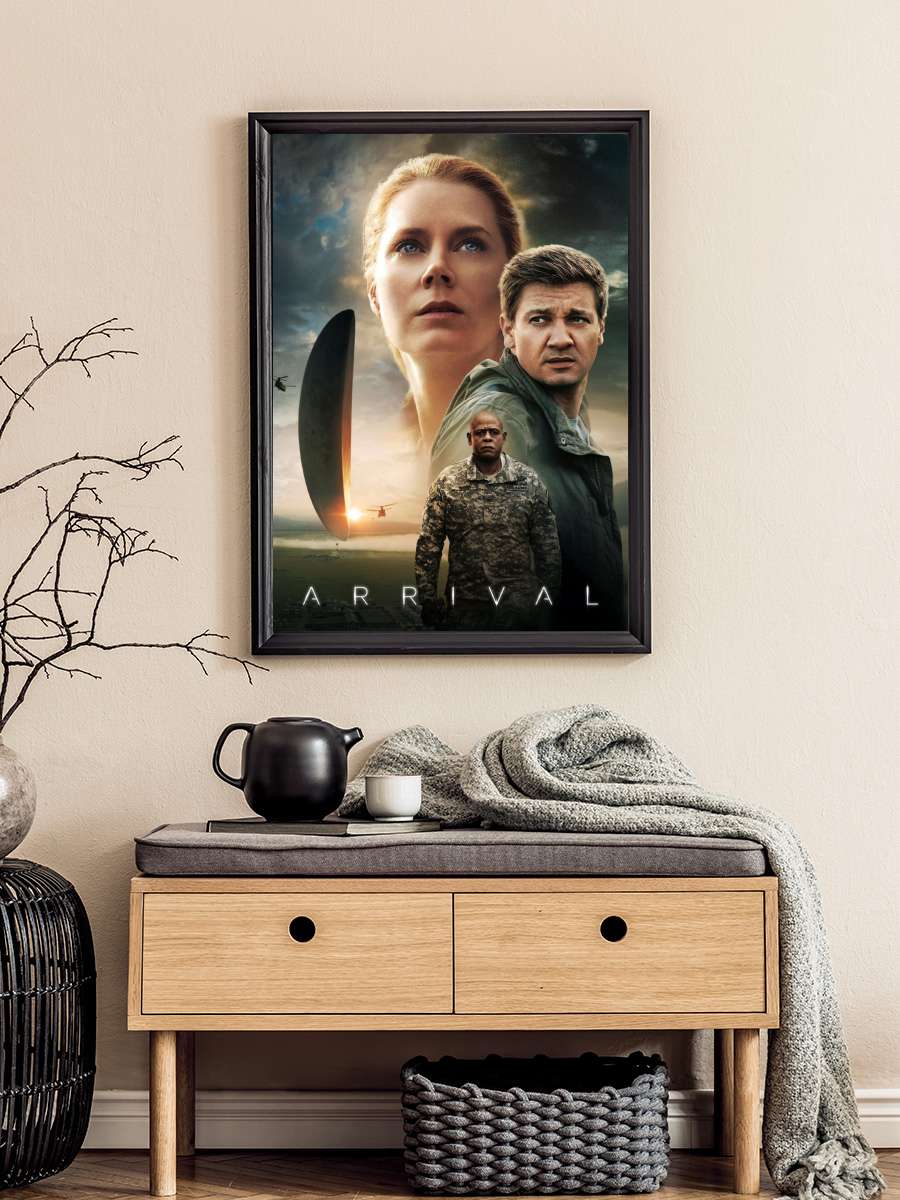 Geliş - Arrival Film Tablo Siyah Çerçeveli Film Poster Afiş Tablo