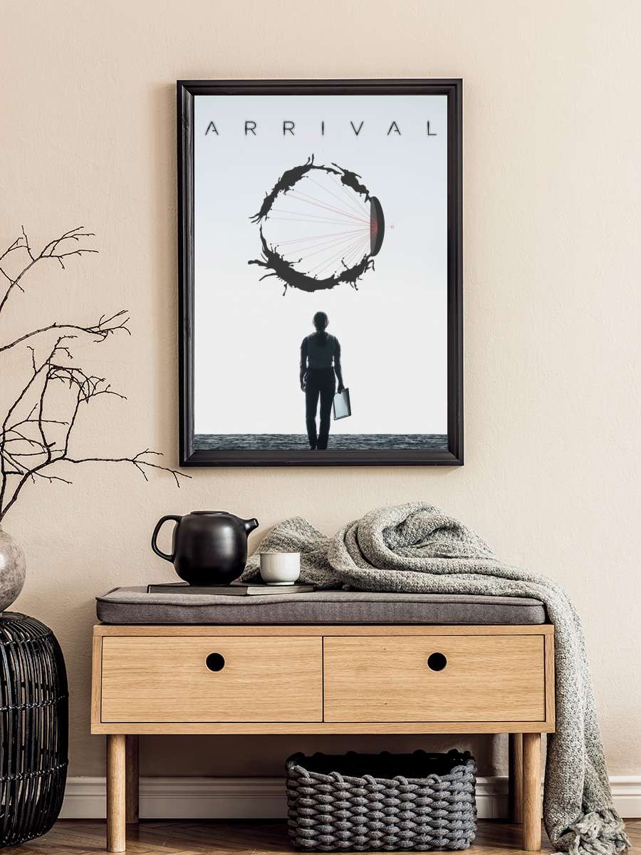 Geliş - Arrival Film Tablo Siyah Çerçeveli Film Poster Afiş Tablo