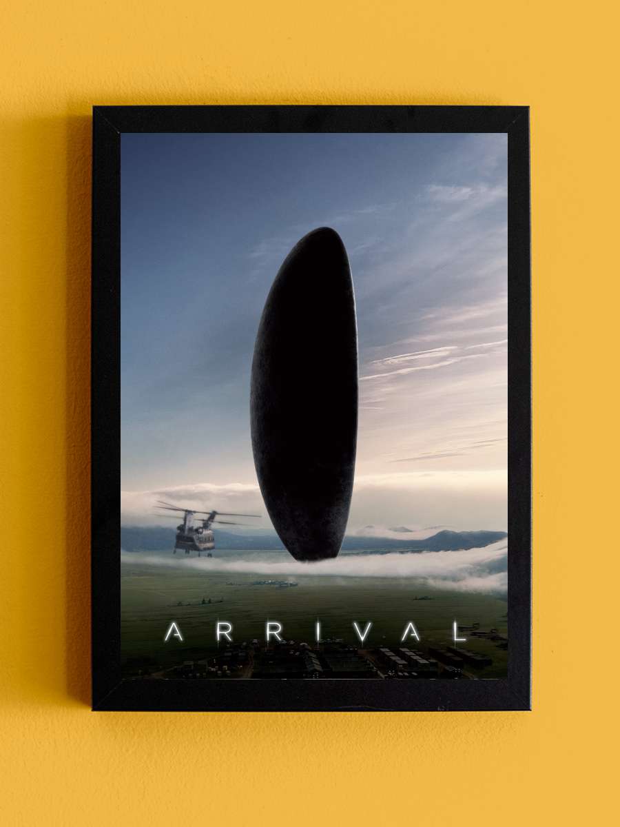 Geliş - Arrival Film Tablo Siyah Çerçeveli Film Poster Afiş Tablo