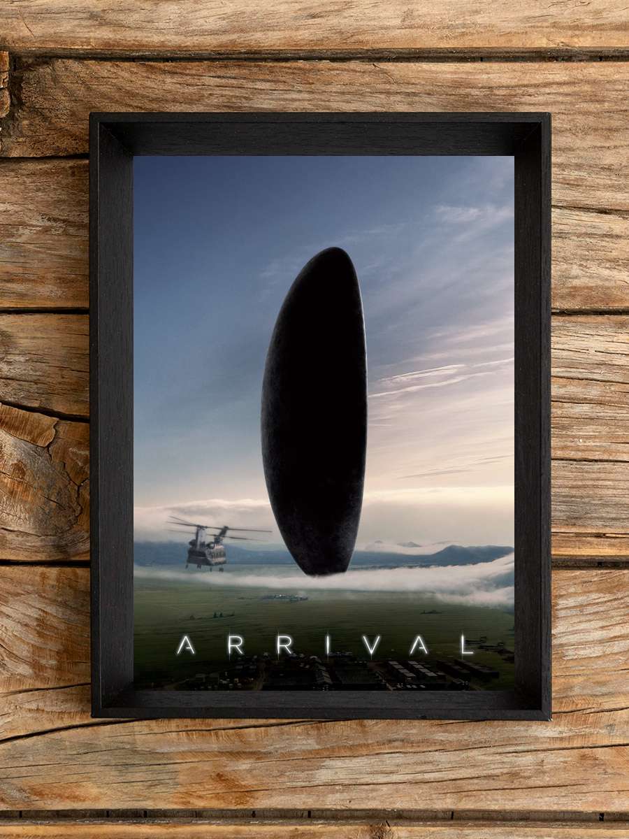 Geliş - Arrival Film Tablo Siyah Çerçeveli Film Poster Afiş Tablo