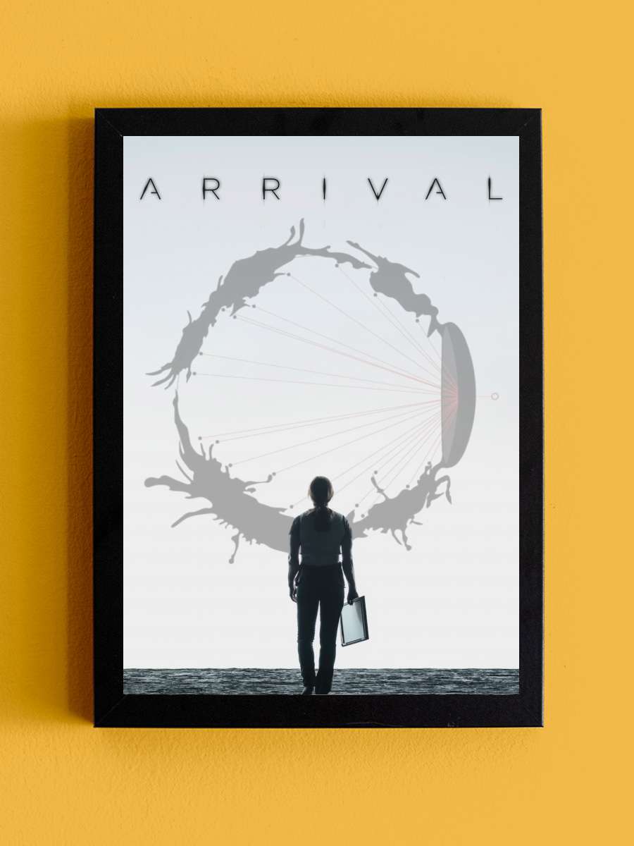 Geliş - Arrival Film Tablo Siyah Çerçeveli Film Poster Afiş Tablo