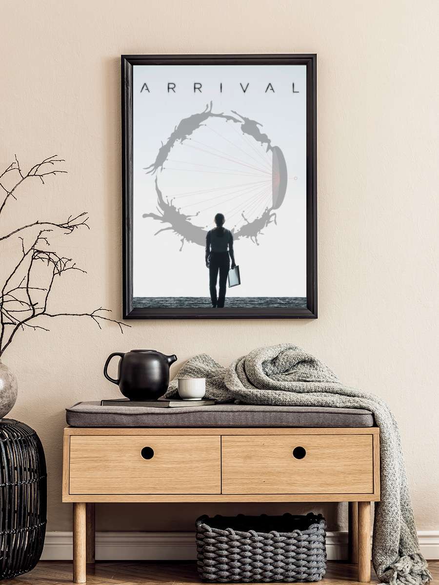 Geliş - Arrival Film Tablo Siyah Çerçeveli Film Poster Afiş Tablo