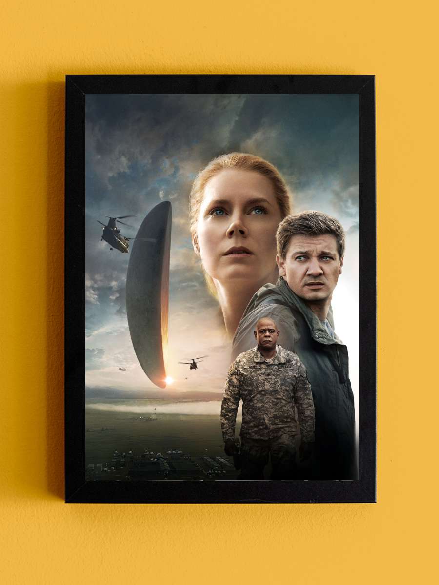 Geliş - Arrival Film Tablo Siyah Çerçeveli Film Poster Afiş Tablo