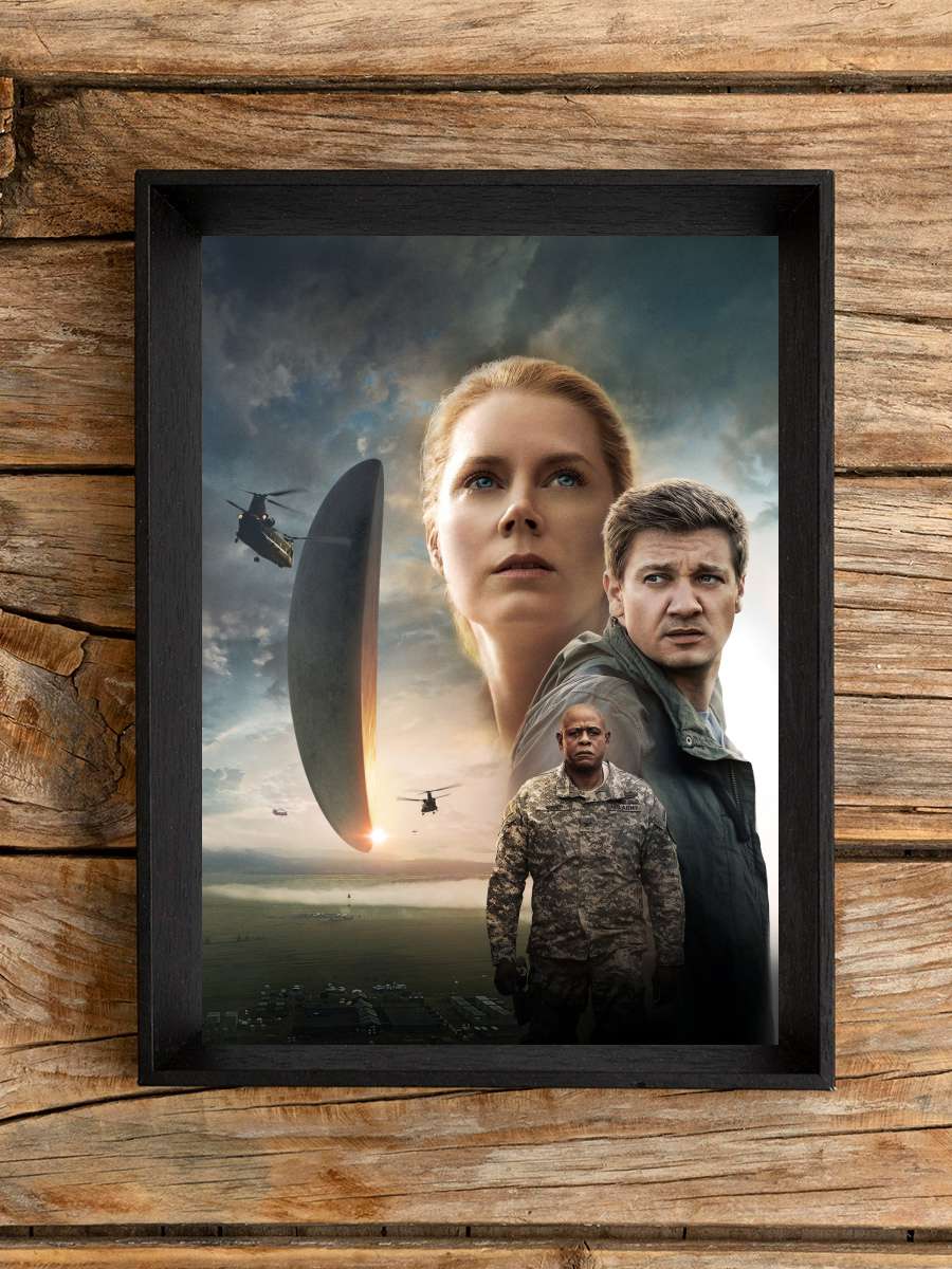 Geliş - Arrival Film Tablo Siyah Çerçeveli Film Poster Afiş Tablo