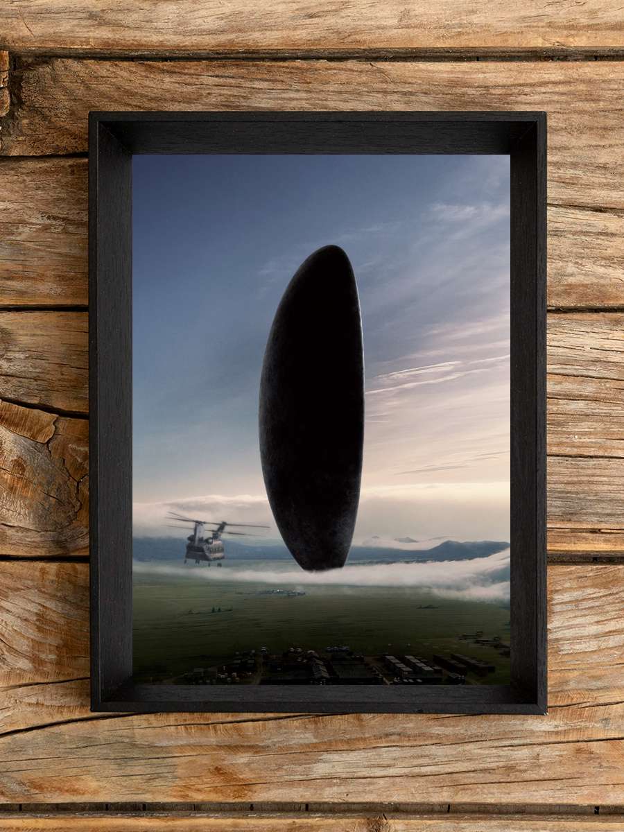 Geliş - Arrival Film Tablo Siyah Çerçeveli Film Poster Afiş Tablo