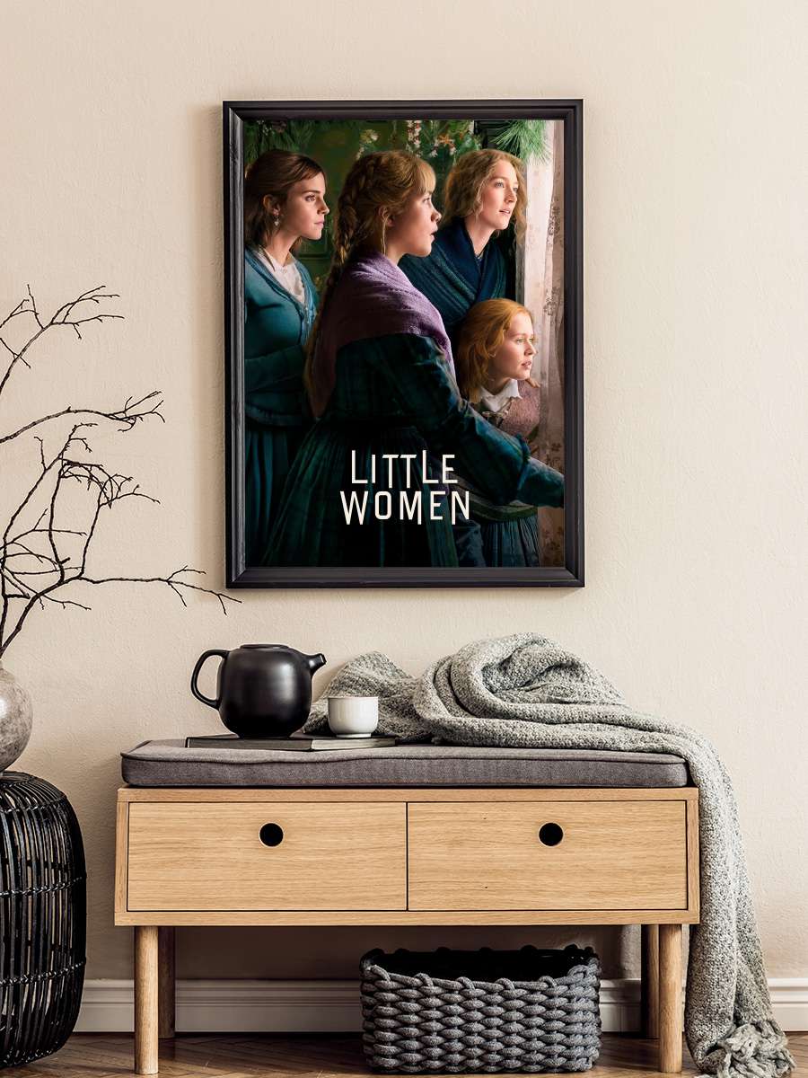 Küçük Kadınlar - Little Women Film Tablo Siyah Çerçeveli Film Poster Afiş Tablo