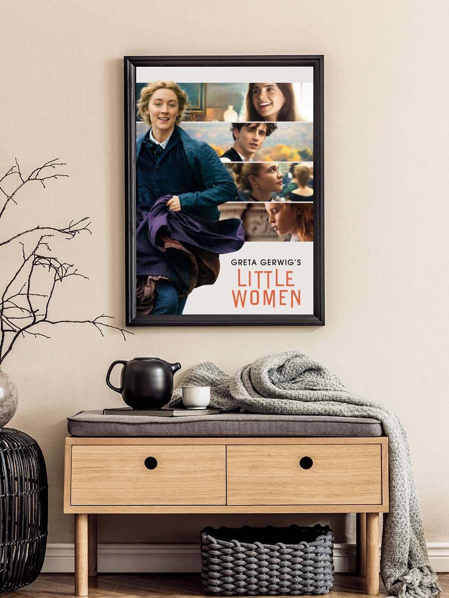 Küçük Kadınlar - Little Women Film Tablo Siyah Çerçeveli Film Poster Afiş Tablo