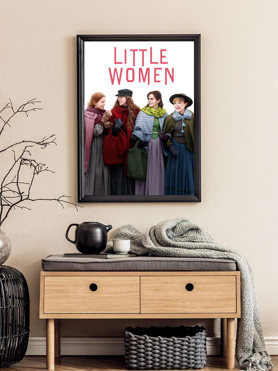 Küçük Kadınlar - Little Women Film Tablo Siyah Çerçeveli Film Poster Afiş Tablo