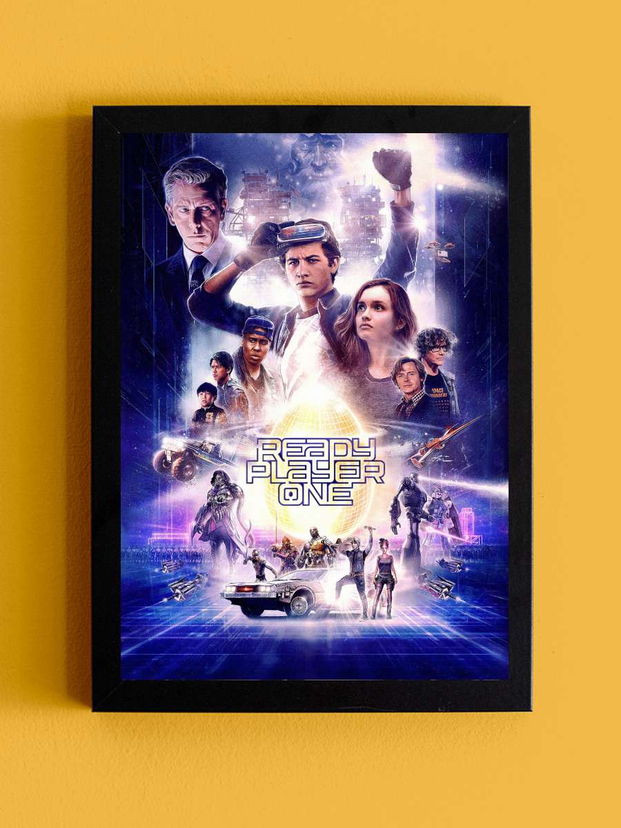 Başlat: Ready Player One - Ready Player One Film Tablo Siyah Çerçeveli Film Poster Afiş Tablo