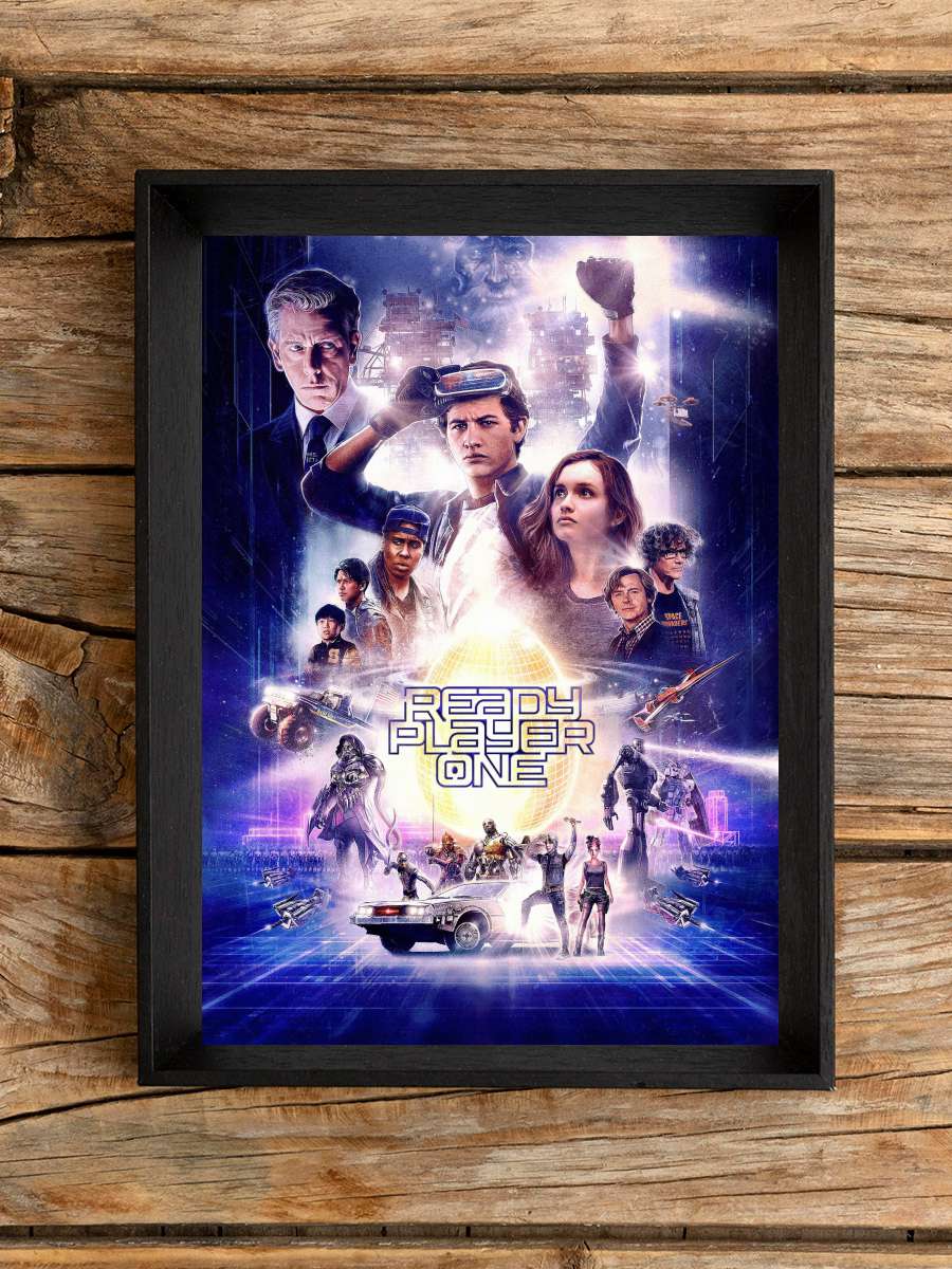 Başlat: Ready Player One - Ready Player One Film Tablo Siyah Çerçeveli Film Poster Afiş Tablo