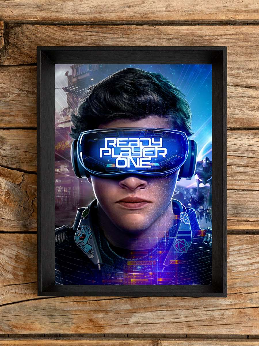 Başlat: Ready Player One - Ready Player One Film Tablo Siyah Çerçeveli Film Poster Afiş Tablo