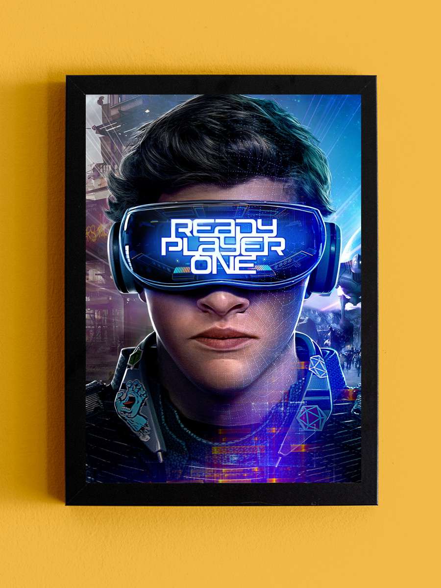 Başlat: Ready Player One - Ready Player One Film Tablo Siyah Çerçeveli Film Poster Afiş Tablo