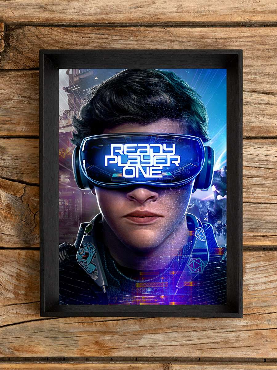 Başlat: Ready Player One - Ready Player One Film Tablo Siyah Çerçeveli Film Poster Afiş Tablo