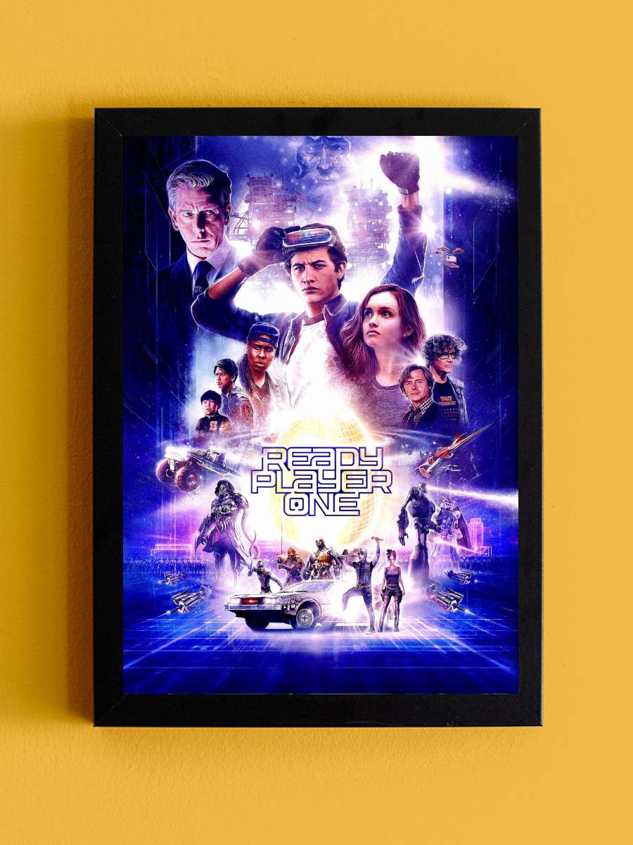 Başlat: Ready Player One - Ready Player One Film Tablo Siyah Çerçeveli Film Poster Afiş Tablo