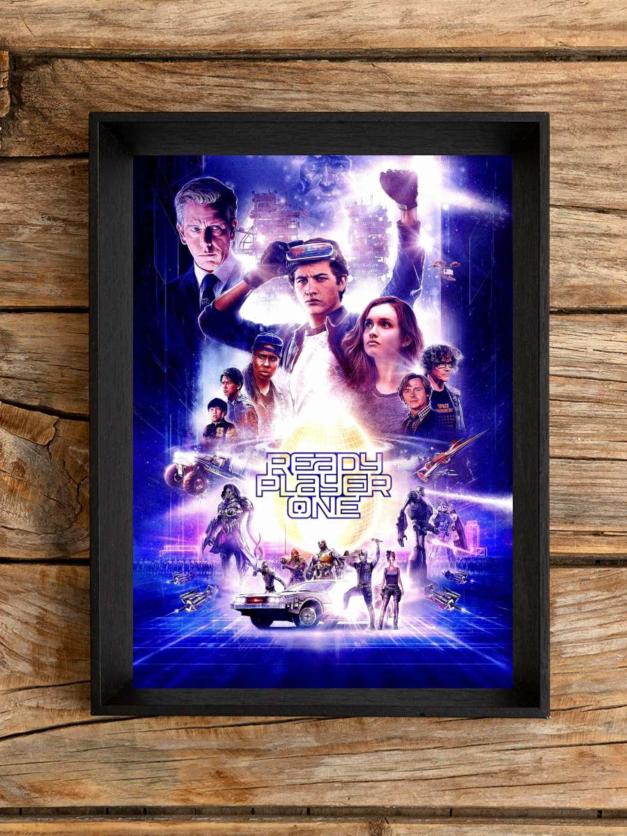 Başlat: Ready Player One - Ready Player One Film Tablo Siyah Çerçeveli Film Poster Afiş Tablo