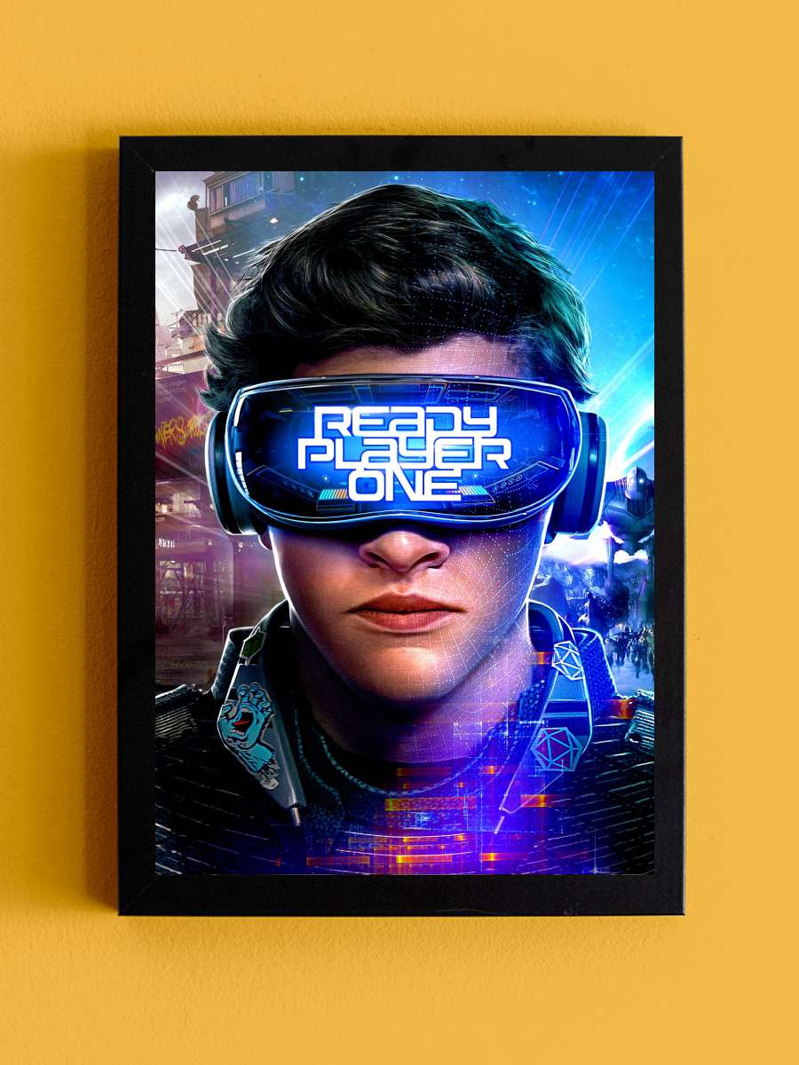 Başlat: Ready Player One - Ready Player One Film Tablo Siyah Çerçeveli Film Poster Afiş Tablo