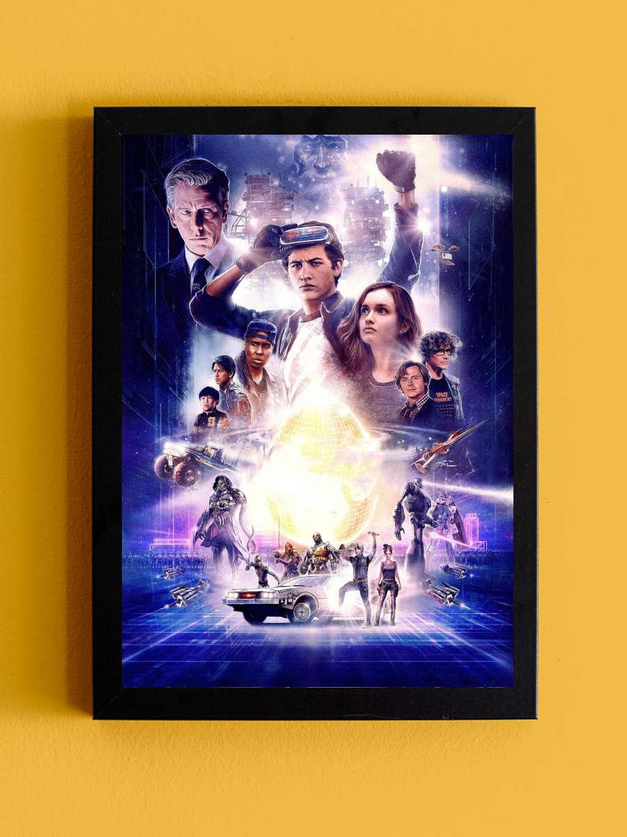 Başlat: Ready Player One - Ready Player One Film Tablo Siyah Çerçeveli Film Poster Afiş Tablo