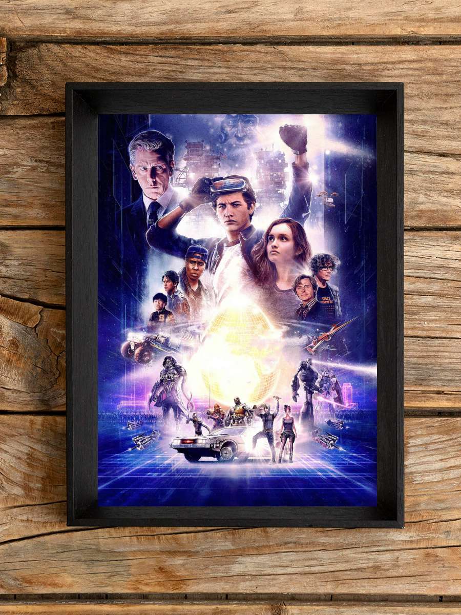 Başlat: Ready Player One - Ready Player One Film Tablo Siyah Çerçeveli Film Poster Afiş Tablo