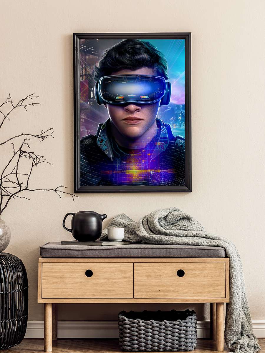 Başlat: Ready Player One - Ready Player One Film Tablo Siyah Çerçeveli Film Poster Afiş Tablo