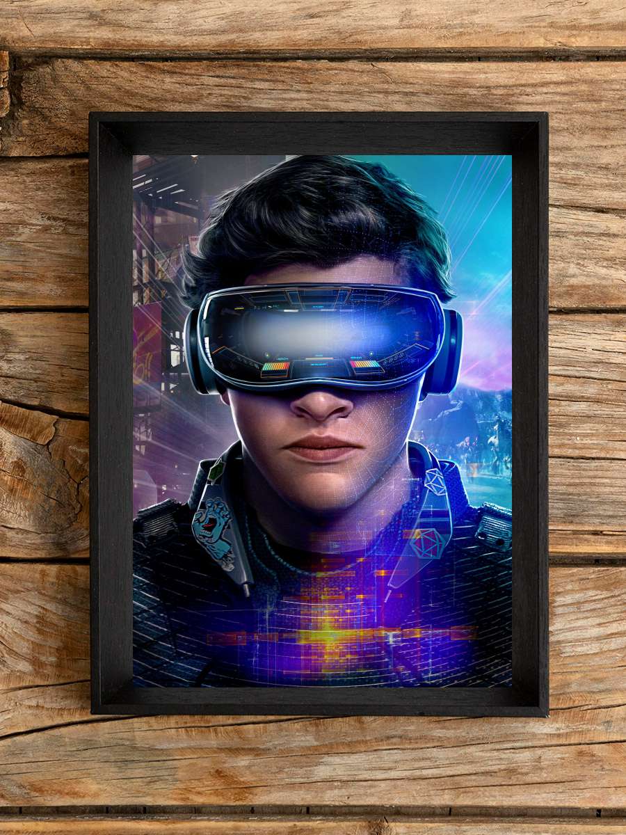 Başlat: Ready Player One - Ready Player One Film Tablo Siyah Çerçeveli Film Poster Afiş Tablo