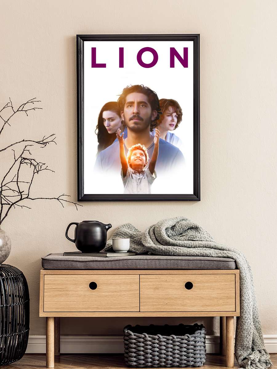 Lion Film Tablo Siyah Çerçeveli Film Poster Afiş Tablo