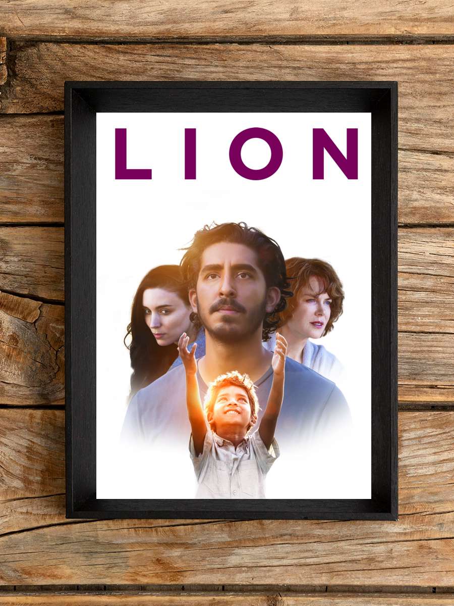 Lion Film Tablo Siyah Çerçeveli Film Poster Afiş Tablo