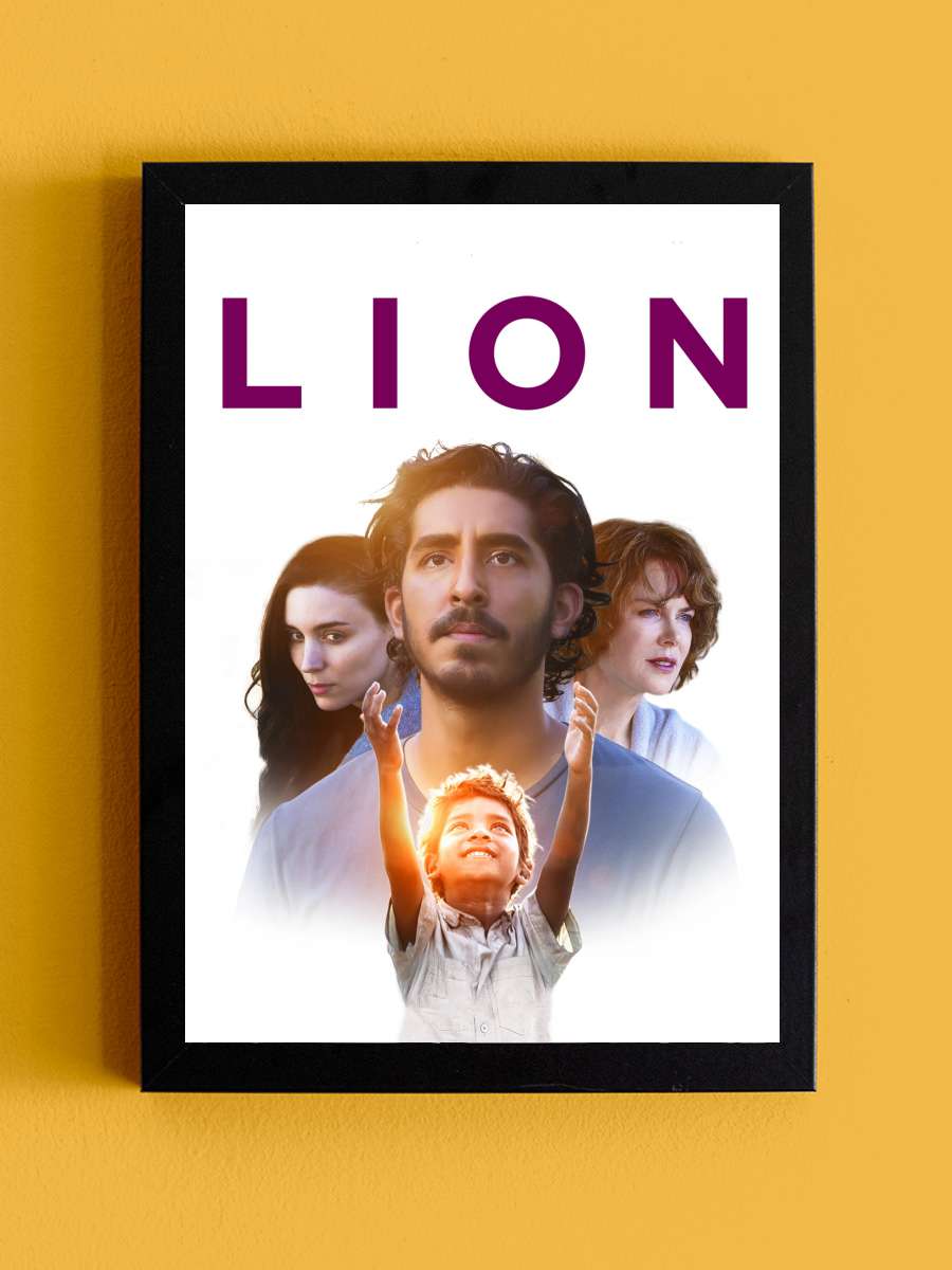 Lion Film Tablo Siyah Çerçeveli Film Poster Afiş Tablo