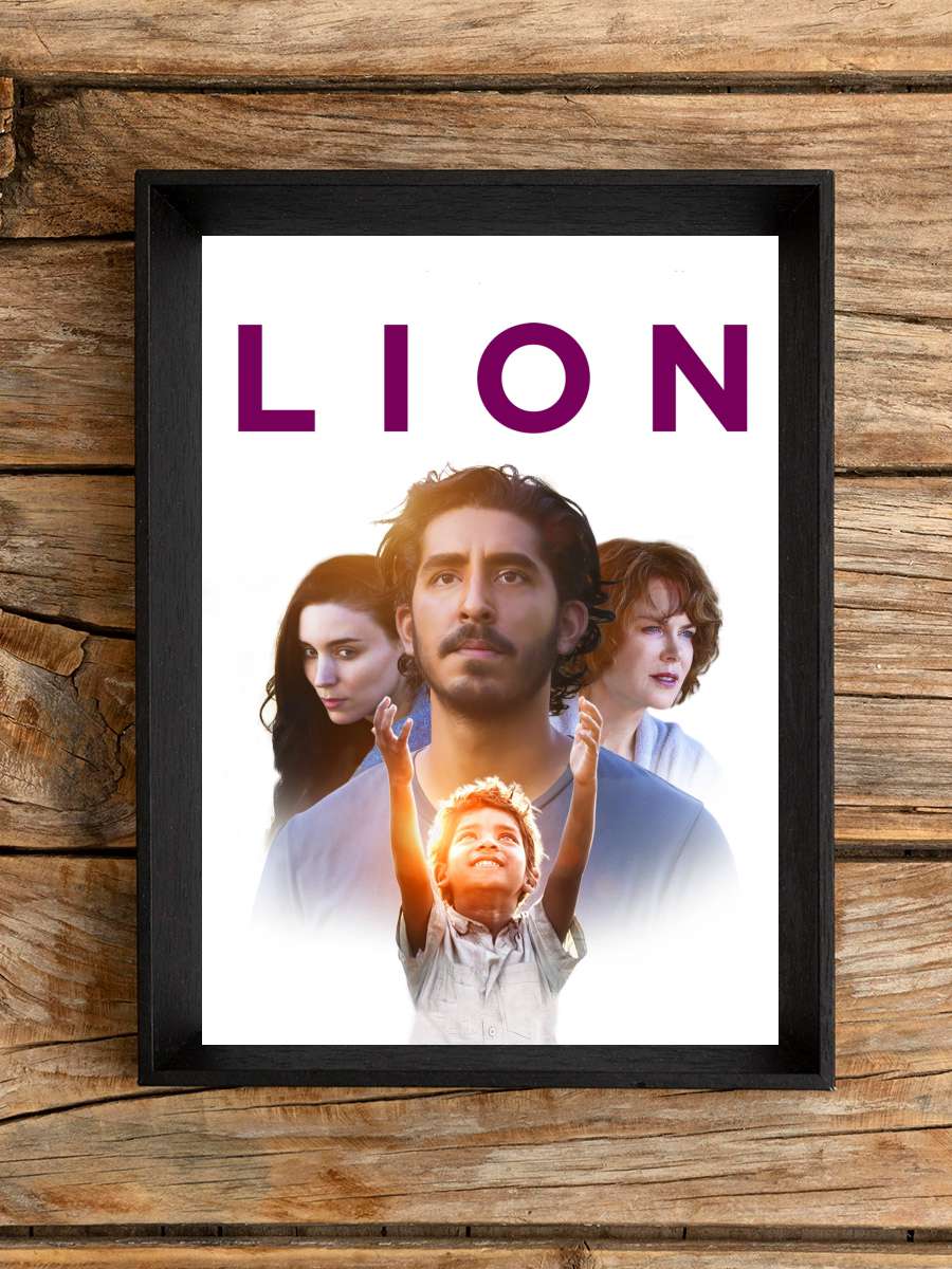 Lion Film Tablo Siyah Çerçeveli Film Poster Afiş Tablo