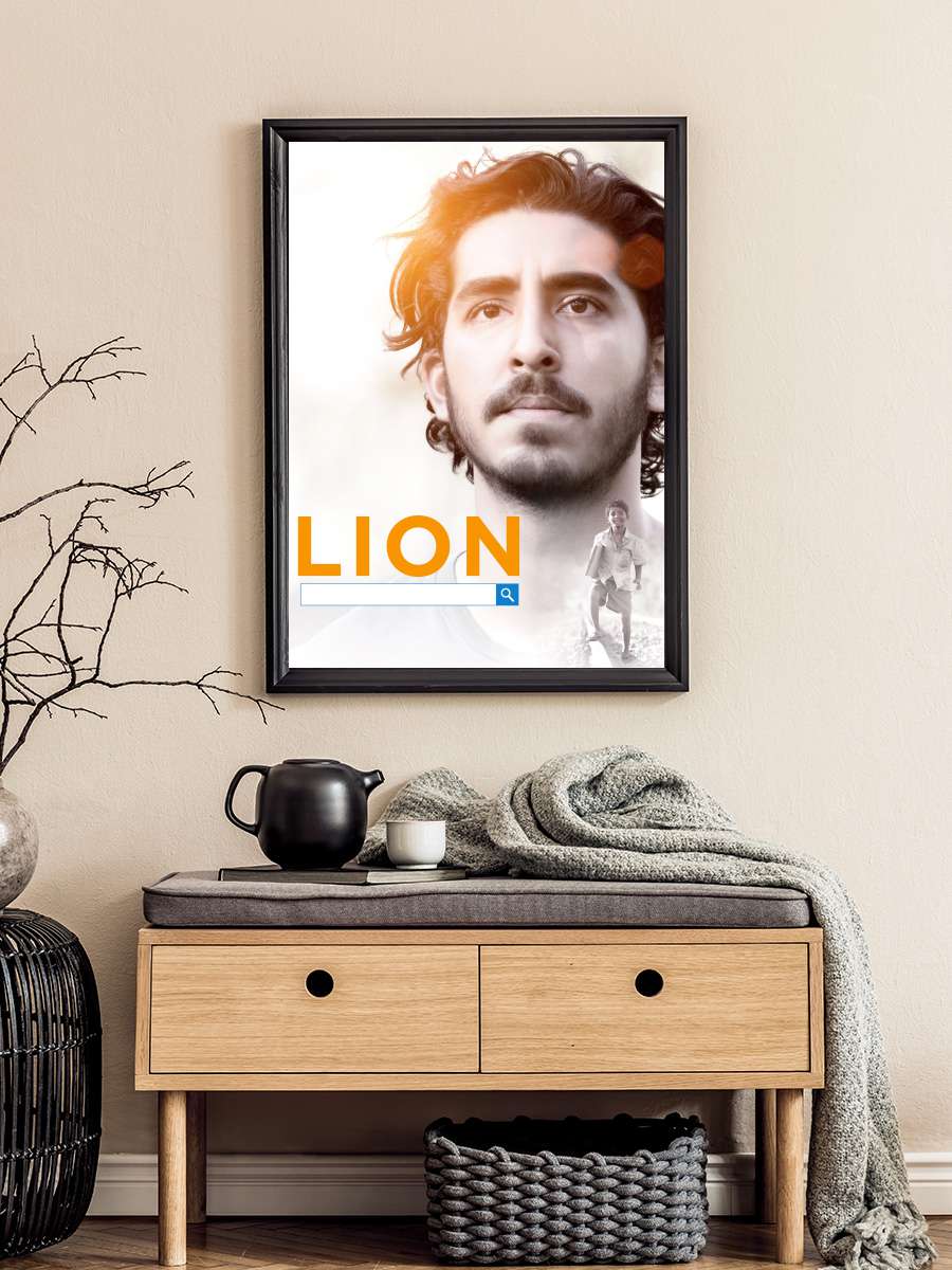 Lion Film Tablo Siyah Çerçeveli Film Poster Afiş Tablo