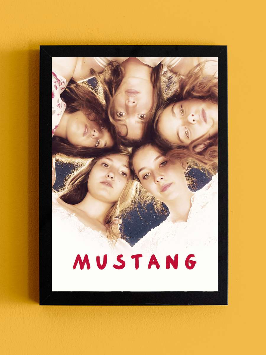 Mustang Film Tablo Siyah Çerçeveli Film Poster Afiş Tablo