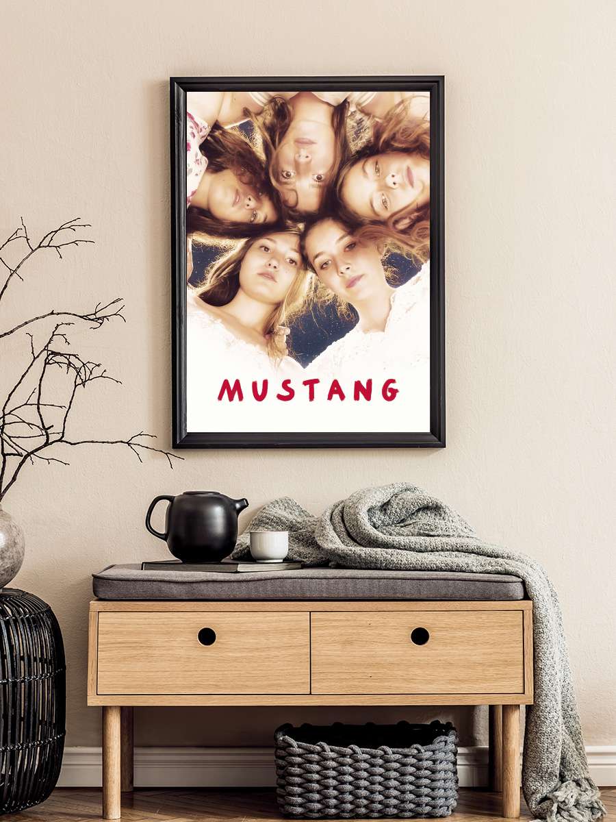 Mustang Film Tablo Siyah Çerçeveli Film Poster Afiş Tablo