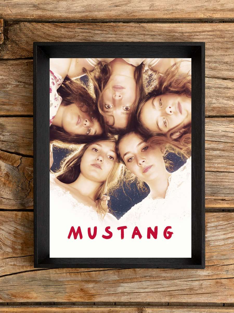 Mustang Film Tablo Siyah Çerçeveli Film Poster Afiş Tablo